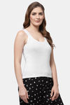 Floret Cotton Camisole (Pack of 2) - White — thumbnail 6